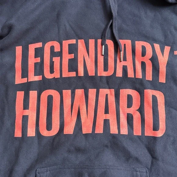 Legendary Howard U. Navy Hoodie, men’s XL - Picture 2 of 4